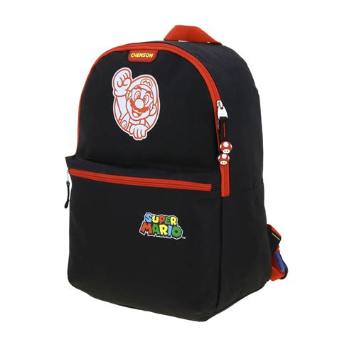 MB66505 3 Mochila Grande CHENSON Mario Bros Emblema Mario