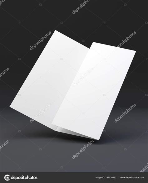 Tri Fold Leaflet Mockup Brochure Flyer Rendering Stock Photo by ©Barbra_Ford 197520992