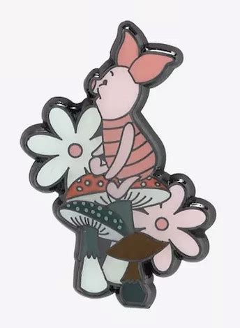 Hot Topic Winnie The Pooh Flower Mushroom Blind Box Piglet PIN 73857