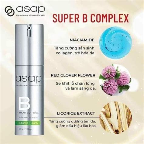 Asap B Super Complex Tinh Chất Dưỡng Trắng Trẻ Hóa Da Drda Liễu