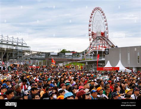 Suzuka Grand Prix Circuit, 9 November 2023: Fans during the 2023 Japan ...