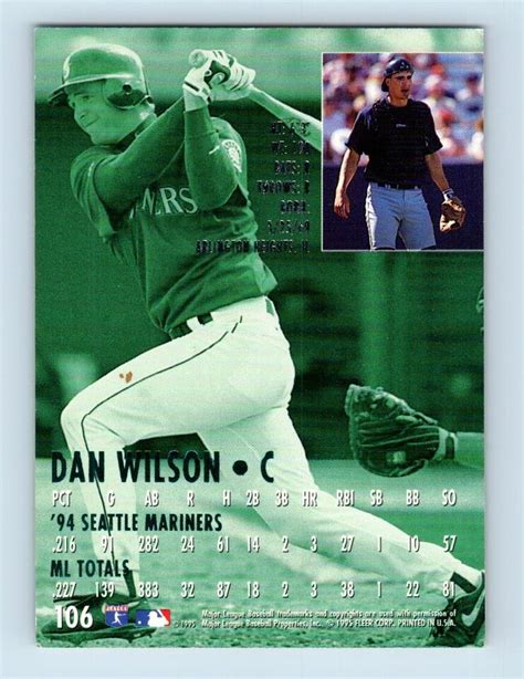 1995 Ultra Dan Wilson Seattle Mariners 106 EBay