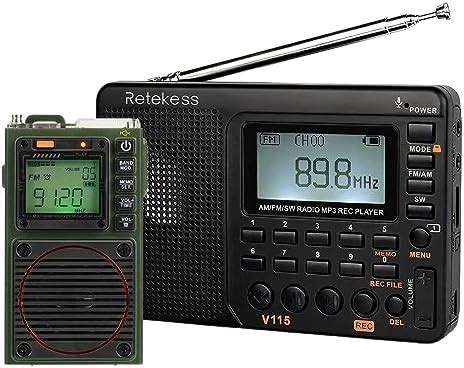 Amazon Retekess V Shortwave Radio Digital Radio Am Fm Tr