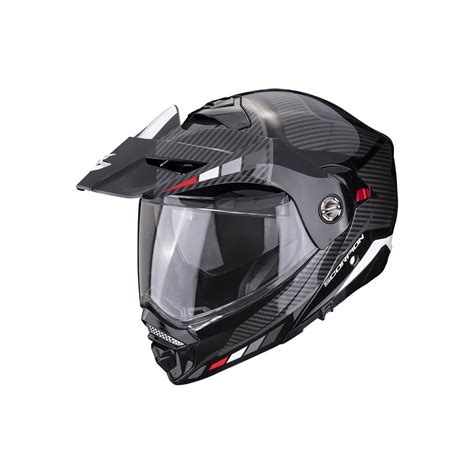 Scorpion Exo ADX 2 Camino Modular Helmet Black Silver Red