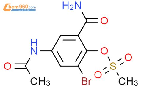 108761 59 7 Benzamide 5 Acetylamino 3 Bromo 2 Methylsulfonyl Oxy