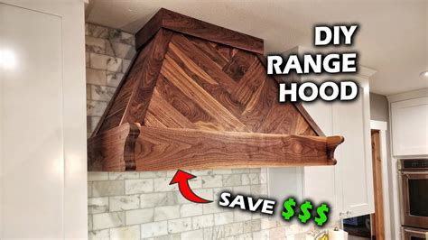 How To Make A Gorgeous Diy Range Hood You Can Be Proud Of Youtube