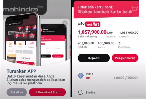 Aplikasi MAHINDRA Apakah Membayar Tes WD Pertama Ini Hasilnya