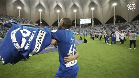 مقطع عظيم فرحة لاعبين الهلال بعد الفوز بلقب الدوري بتصوير كاميرا