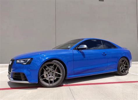 Audi Rs B Nogaro Blue Bc Forged Eh Wheel Wheel Front