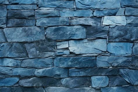 Blue stone wall texture background. ai generated 27471455 Stock Photo ...