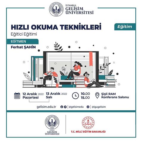 Stanbul Geli Im Niversitesi Sksdb Etkinlik H Zl Okuma Teknikleri