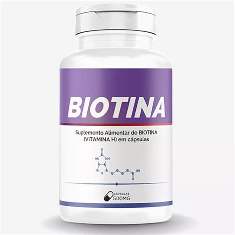 Suplemento De Biotina Biovittas C Psulas Sabor Sin Sabor