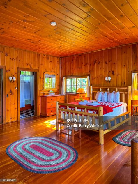 Interior Of Glorias Cabin At Great Camp Sagamore Raquette Lake High-Res ...