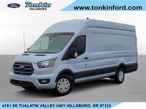 New 2023 Ford E-Transit-350 Cargo Van Transit Long EL 350 in Hillsboro ...