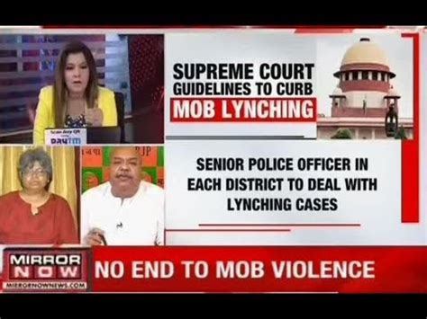 Lynching Is A Very Serious Criminal Act Of Taking Law In Its Own Hands