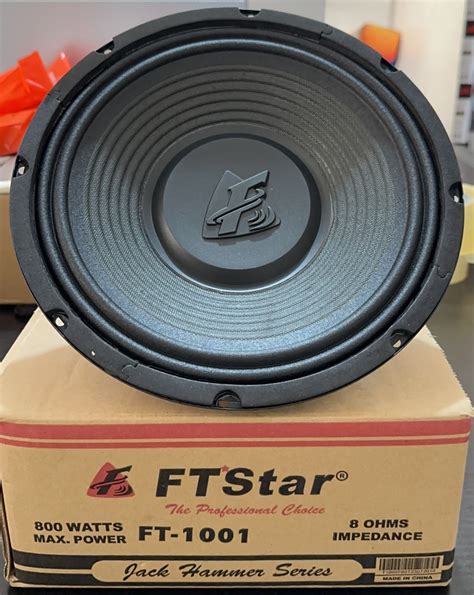 Ft Star Inches Professional Instrumental Hi Fi Woofer Speaker Max