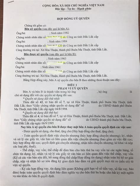 Cẩm nang sử dụng mẫu hợp đồng ủy quyền mua bán đất đầy đủ và hiệu quả