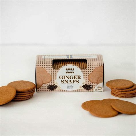 Nyakers Swedish Vanilla Ginger Snaps 5 3 Oz