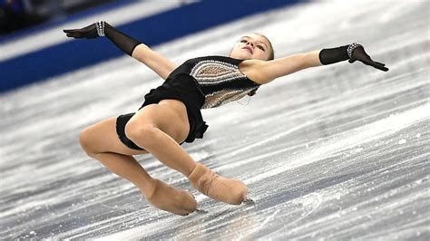 Meet Alexandra Trusova The First Female Figure Skater To Land 2 Quads