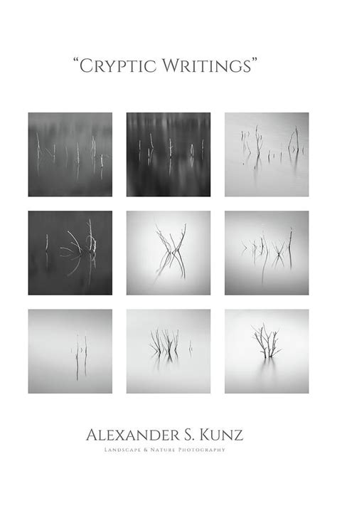 cryptic writings poster photograph  alexander kunz pixels