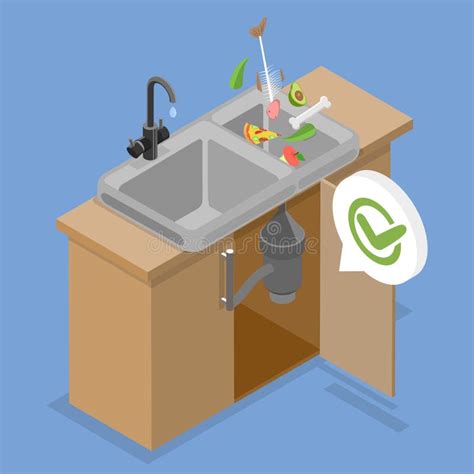 Garbage Disposer Stock Illustrations 95 Garbage Disposer Stock