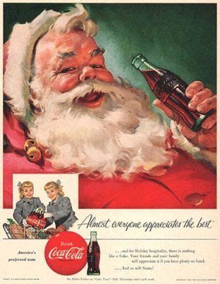 Papai Noel Antes Da Coca Cola - História do Papai Noel e a campanha da Coca-Cola no Natal | Coca cola ...