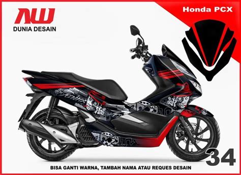 Jual Sticker Decal PCX Full Body Desain 34 Di Lapak DUNIA DESAIN