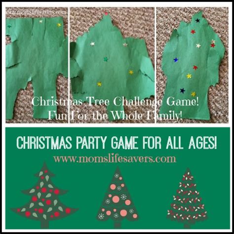 Christmas Tree Challenge - Family Game - Mom's Lifesavers