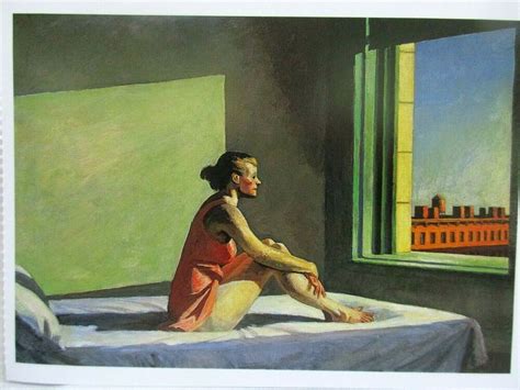 Edward Hopper Art Postcard(American (1882 - 1967) - Morning Sun 1952 ...