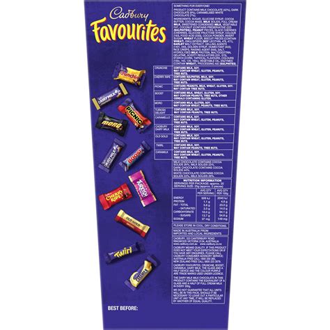 Cadbury Favourites Boxed Chocolate 520g Woolworths