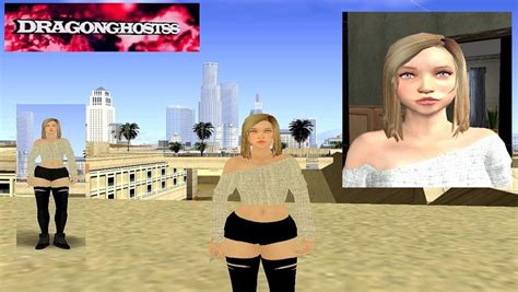 GTA San Andreas Parasit3 City Blonde Girl Skin Mod - GTAinside.com