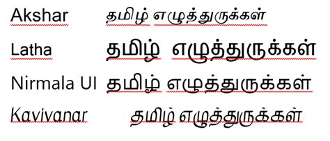 Tamil Fonts In Microsoft Word - IMAGESEE