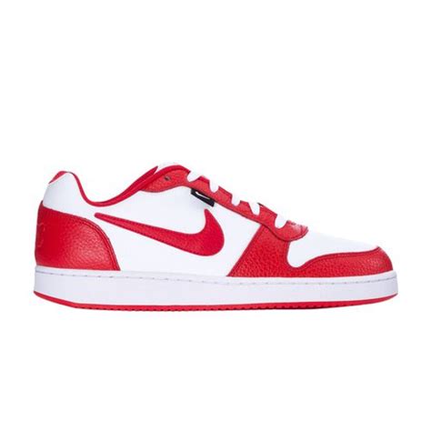 Nike Ebernon Low Premium White University Red Aq1774 101 Solesense