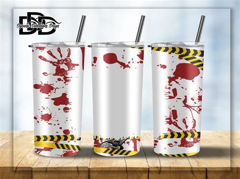 True Crime Blank Tumbler Wrap Graphic By Dynamic Dimensions Creative