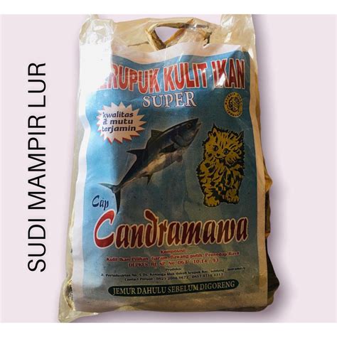 Jual Kerupuk Krupuk Kulit Ikan Super Mentah Cap Candramawa Indramayu