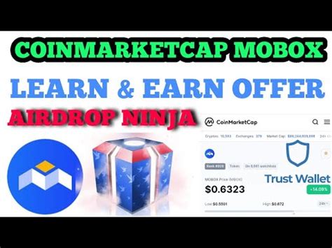 Cmc Mobox Learn Earn Airdrop Coinmarketcap Free Airdrop Mobox