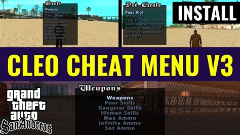 How To Install Cleo Cheat Menu How To Add Cheat Menu In Gta San