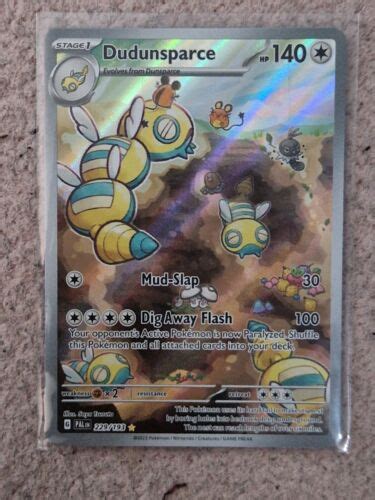 Pokémon TCG Dudunsparce Scarlet Violet Paldea Evolved 229 193 Holo