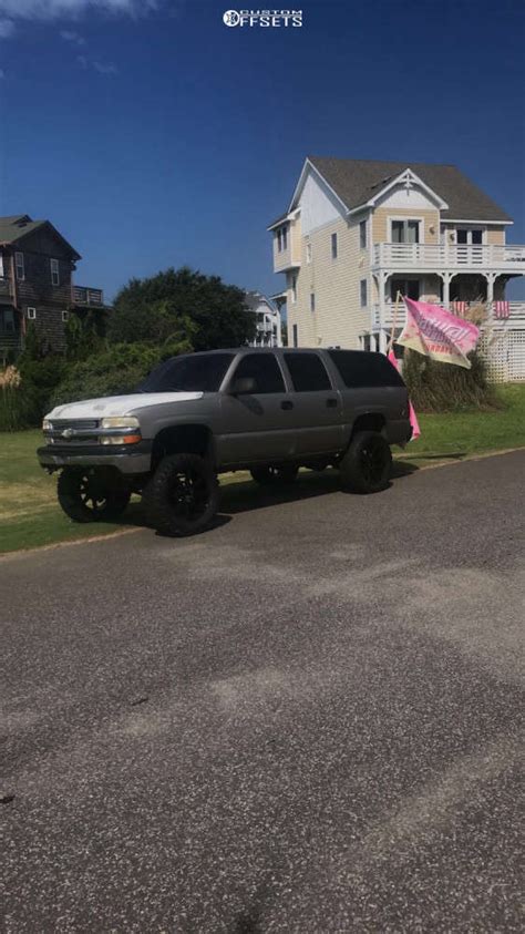 2002 Chevrolet Suburban 1500 With 22x9 5 15 KMC Slide And 37 13 5R22