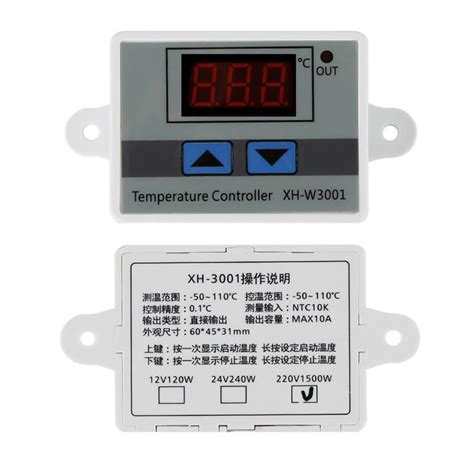 XH W3001 Cyfrowy Regulator Temperatury Mikrokomputer Termostat