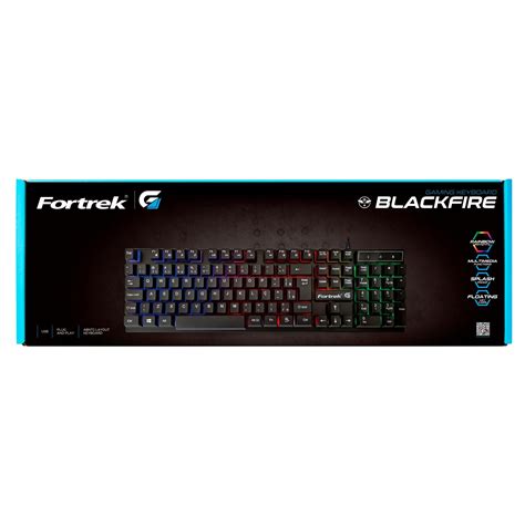 Teclado Gamer Blackfire Preto Fortrek Fortrek