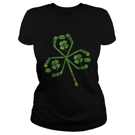 Hockey St Patrick Day Shamrock Hockey Irish Shirt Trend Tee Shirts Store