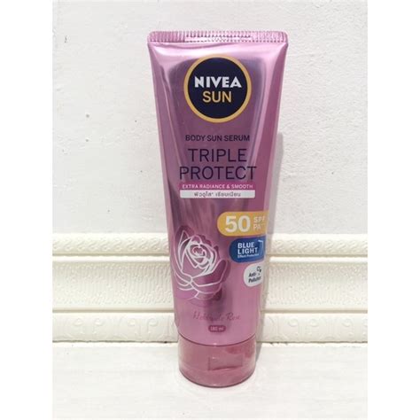 Jual Nivea Sun Body Sun Serum Triple Protect Extra Radiance Smooth