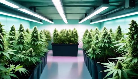 Premium Photo A Wellmaintained Cannabis Grow Room With Optimal