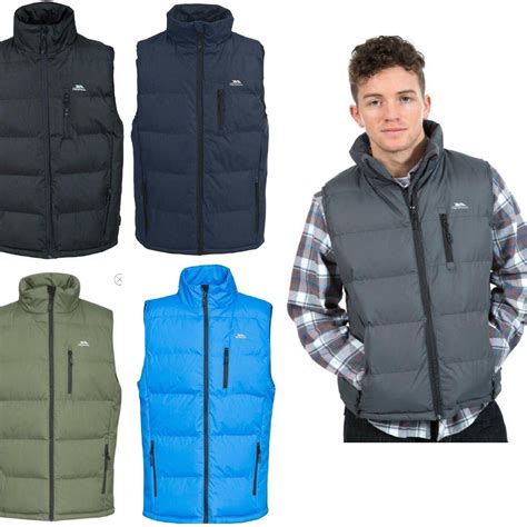 Trespass Mens Clasp Padded Gilet Bodywarmer Warwickshire Clothing