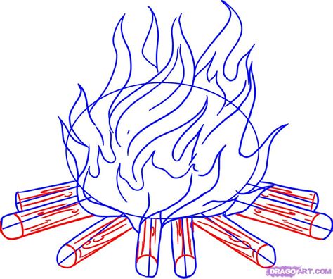 Free Campfire Drawing, Download Free Campfire Drawing png images, Free ...