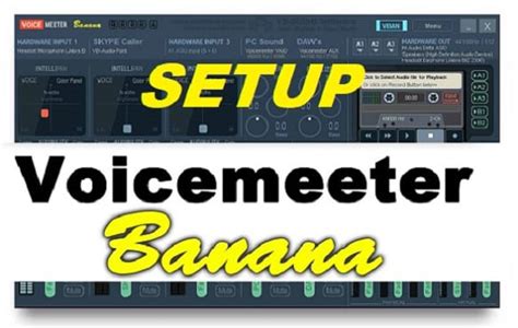 Setup and fix voicemeeter banana for recording and streams by Erickbrondial | Fiverr