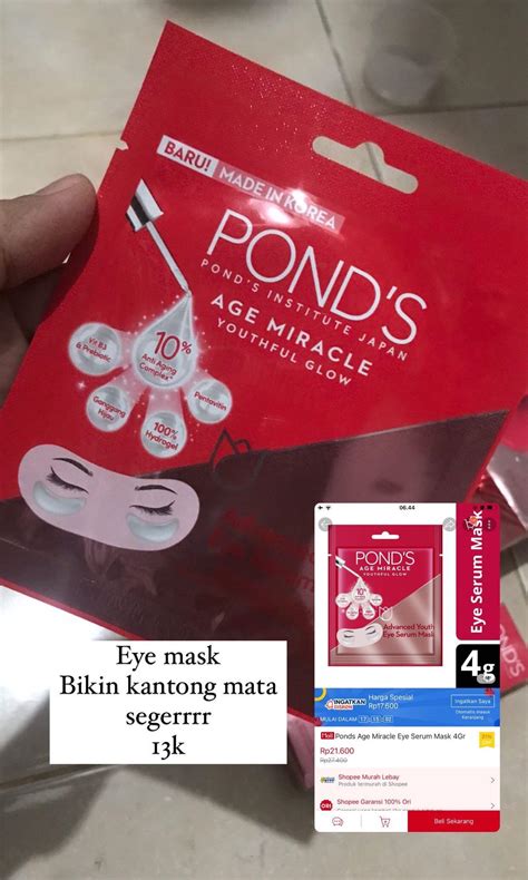 Ponds Age Miracle Facial Foam Serum Mask Day Cream Whip Cream