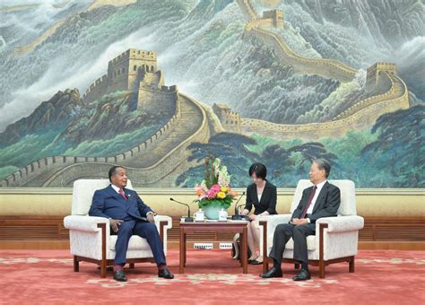 Focac China S Top Legislator Meets President Of Republic Of Congo Xinhua