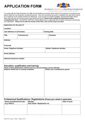 Fillable Online Communityni Application Form For Website Locked